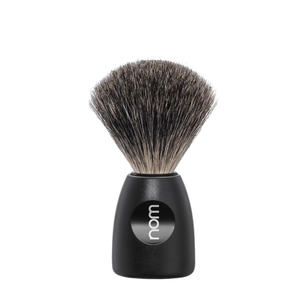 nom LASSE, Plastic Black, Shaving Brush