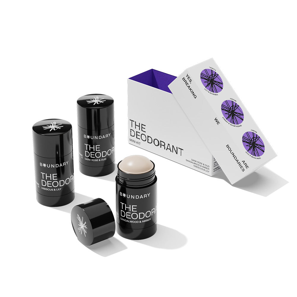 Boundary The Deodorant Mini Kit, 3 x 30g