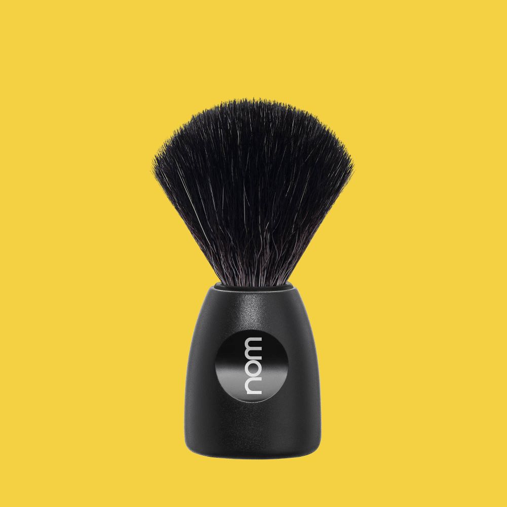 nom LASSE, Plastic Black, Shaving Brush